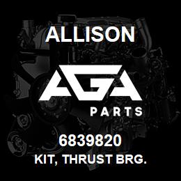 6839820 Allison KIT, THRUST BRG. | AGA Parts