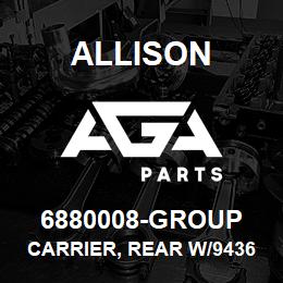 6880008-GROUP Allison CARRIER, REAR W/9436116 AND 9434057 MT-654 | AGA Parts