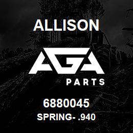 6880045 Allison SPRING- .940 | AGA Parts