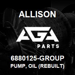 6880125-GROUP Allison PUMP, OIL (REBUILT) 5000/6000 | AGA Parts