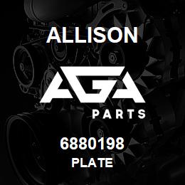 6880198 Allison PLATE | AGA Parts