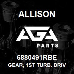 6880491RBE Allison GEAR, 1ST TURB. DRIVE | AGA Parts