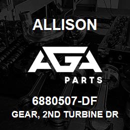 6880507-DF Allison GEAR, 2ND TURBINE DRIVE | AGA Parts