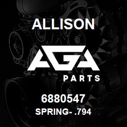 6880547 Allison SPRING- .794 | AGA Parts