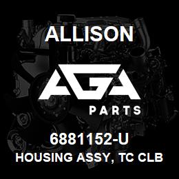 6881152-U Allison HOUSING ASSY, TC CLBT-750/754 (W/CHECK VALVE) STRAIGHT ARMS - 3 HOLES | AGA Parts