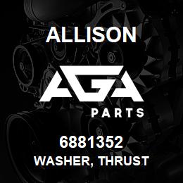 6881352 Allison WASHER, THRUST | AGA Parts