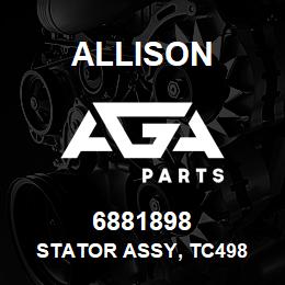 6881898 Allison STATOR ASSY, TC498 | AGA Parts