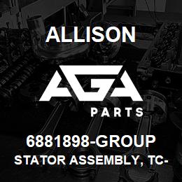 6881898-GROUP Allison STATOR ASSEMBLY, TC-498 HT CASTING # 6881897 | AGA Parts