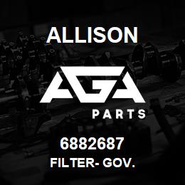 6882687 Allison FILTER- GOV. | AGA Parts