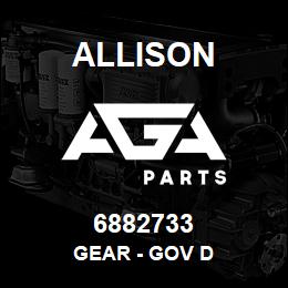 6882733 Allison GEAR - GOV D | AGA Parts