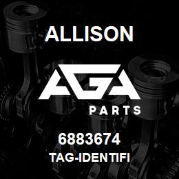 6883674 Allison TAG-IDENTIFI | AGA Parts