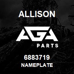 6883719 Allison NAMEPLATE | AGA Parts