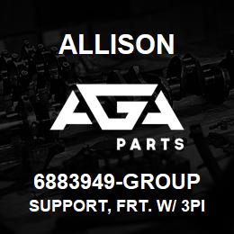 6883949-GROUP Allison SUPPORT, FRT. W/ 3PITOT HOLES - TAKES 6834753 SLEEVE | AGA Parts