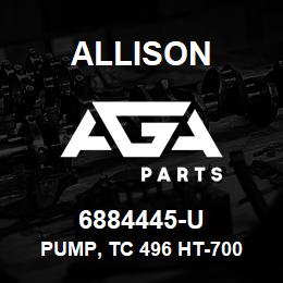 6884445-U Allison PUMP, TC 496 HT-700 CASTING# 23010008 or 23010008a | AGA Parts