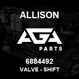 6884492 Allison VALVE - SHIFT | AGA Parts