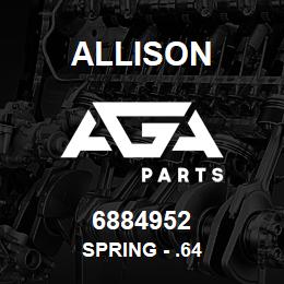 6884952 Allison SPRING - .64 | AGA Parts