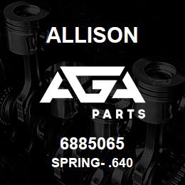 6885065 Allison SPRING- .640 | AGA Parts