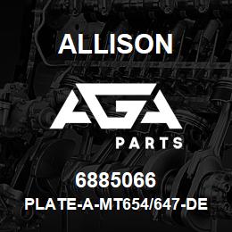 6885066 Allison PLATE-A-MT654/647-DET.6V92 | AGA Parts