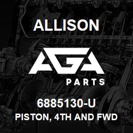 6885130-U Allison PISTON, 4TH AND FWD CLUTCH (1.137-1.149") HT-700 MACHINED INNER WALL | AGA Parts