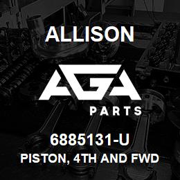 6885131-U Allison PISTON, 4TH AND FWD CLUTCH (1.164-1.174") HT-700 MACHINED INNER WALL | AGA Parts