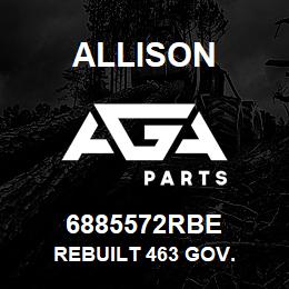 6885572RBE Allison REBUILT 463 GOV. | AGA Parts