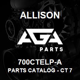 700CTELP-A Allison PARTS CATALOG - CT 755 SERIES, ELECTRONIC CONTROLS | AGA Parts