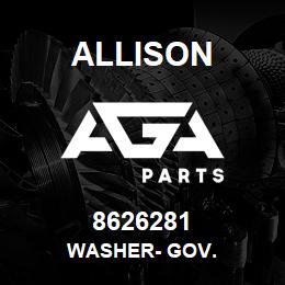 8626281 Allison WASHER- GOV. | AGA Parts