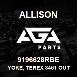 9196628RBE Allison YOKE, TEREX 3461 OUTPUT RBLT | AGA Parts