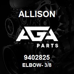 9402825 Allison ELBOW- 3/8 | AGA Parts