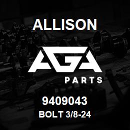 9409043 Allison BOLT 3/8-24 | AGA Parts