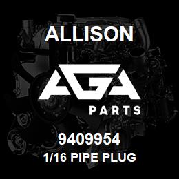 9409954 Allison 1/16 Pipe Plug | AGA Parts