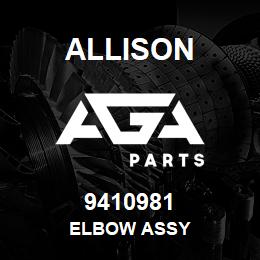 9410981 Allison ELBOW ASSY | AGA Parts