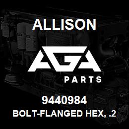 9440984 Allison BOLT-FLANGED HEX, .250-20 UNC- | AGA Parts