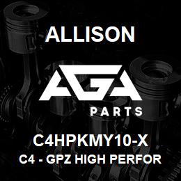 C4HPKMY10-X Allison C4 - GPZ HIGH PERFORMANCE PACK - LCT (2010-2016) - 6 FRICTIONS/6 STEELS/1 APPLY PLATE | AGA Parts