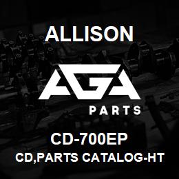 CD-700EP Allison CD,PARTS CATALOG-HT ELECTRONIC | AGA Parts