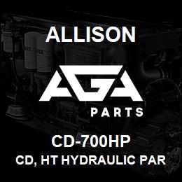 CD-700HP Allison CD, HT HYDRAULIC PARTS CATALOG | AGA Parts