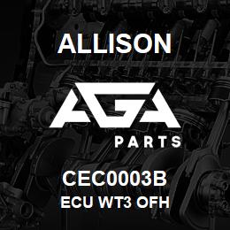 CEC0003B Allison ECU WT3 OFH | AGA Parts