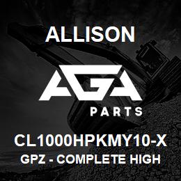 CL1000HPKMY10-X Allison GPZ - COMPLETE HIGH PERFORMANCE PACK , C1 - C5 LCT (2010-2013) | AGA Parts