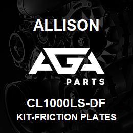 CL1000LS-DF Allison KIT-FRICTION PLATES ONLY , LCT MY 2001-2009 | AGA Parts