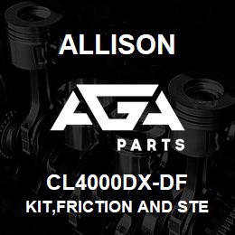 CL4000DX-DF Allison KIT,FRICTION AND STEELS-HD/B500-LATE STARTING W/SN:6610027070 | AGA Parts