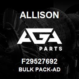 F29527692 Allison BULK PACK-AD | AGA Parts