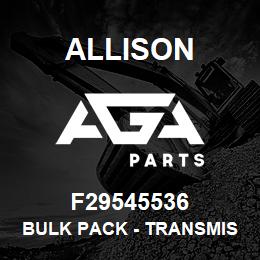 F29545536 Allison BULK PACK - TRANSMISSION CONTR | AGA Parts