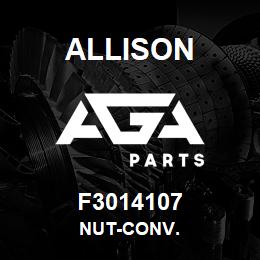 F3014107 Allison NUT-CONV. | AGA Parts