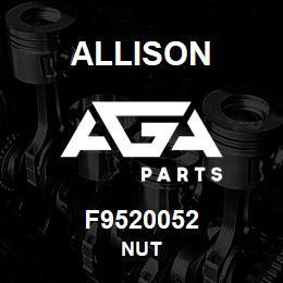 F9520052 Allison NUT | AGA Parts