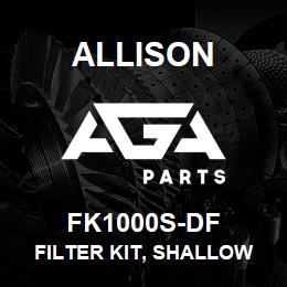 FK1000S-DF Allison FILTER KIT, SHALLOW PAN LCT - 1999-2005 - 2 FILTERS, MAGNET AND OEM PAN GASKET | AGA Parts