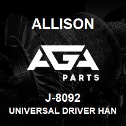J-8092 Allison UNIVERSAL DRIVER HANDLE (1K/2K) | AGA Parts