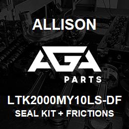 LTK2000MY10LS-DF Allison SEAL KIT + FRICTIONS - LCT 1K/2K - MY2010 AND UP | AGA Parts