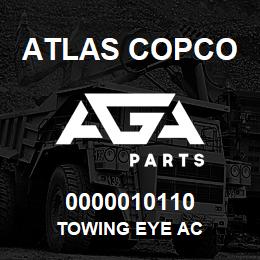 0000010110 Atlas Copco TOWING EYE AC | AGA Parts