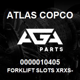 0000010405 Atlas Copco FORKLIFT SLOTS XRXS-XRVS | AGA Parts