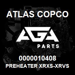 0000010408 Atlas Copco PREHEATER XRXS-XRVS | AGA Parts
